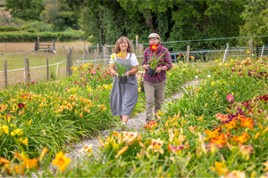 Fi and Liz from New Hope Daylilies. Photo credit Jonathan Buckley